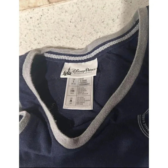 disney parks embroidered tank top with park badges BAR - Picture 4 of 5